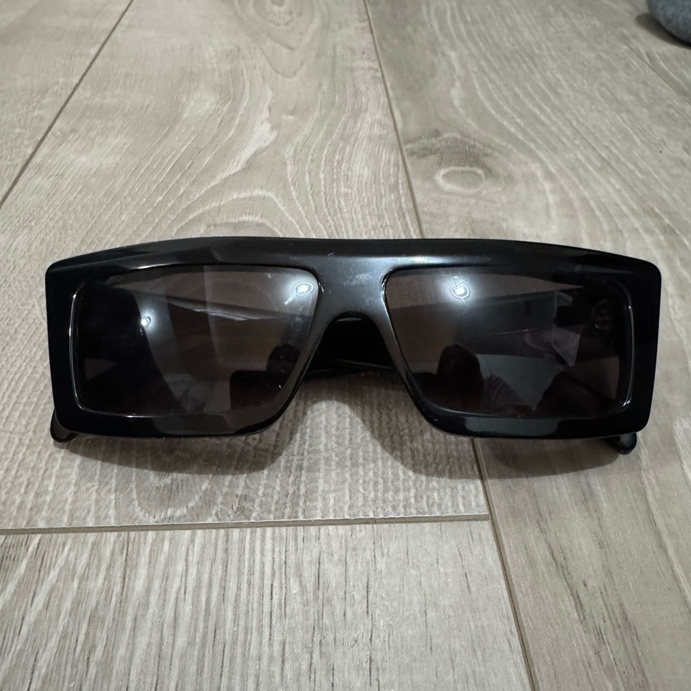 Celine Black Rectangle Sunglasses